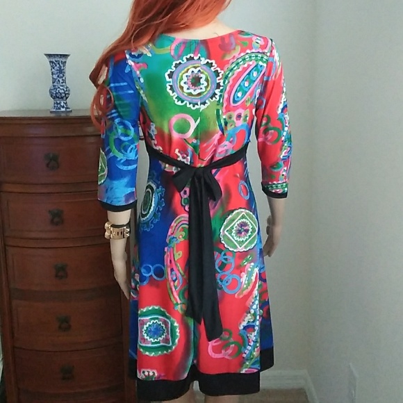 India Boutique Dress Multy Color size S - Picture 3 of 4